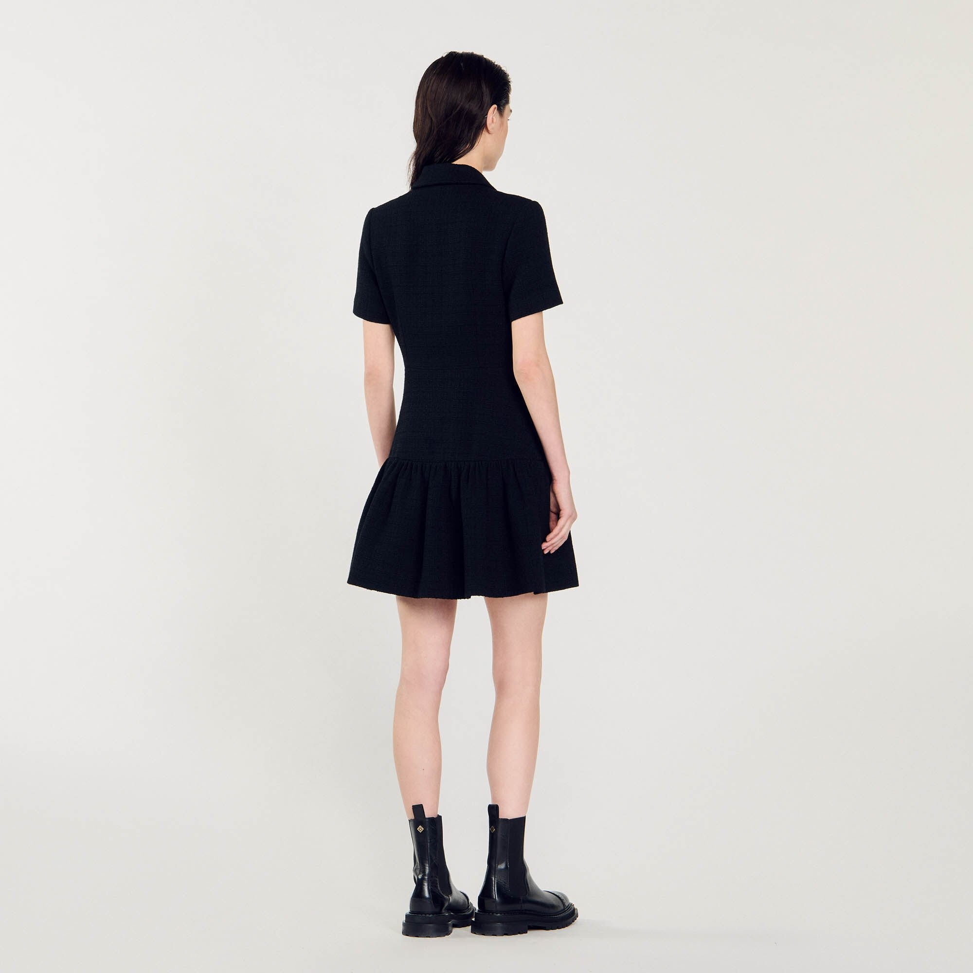 SHORT TWEED DRESS - 6