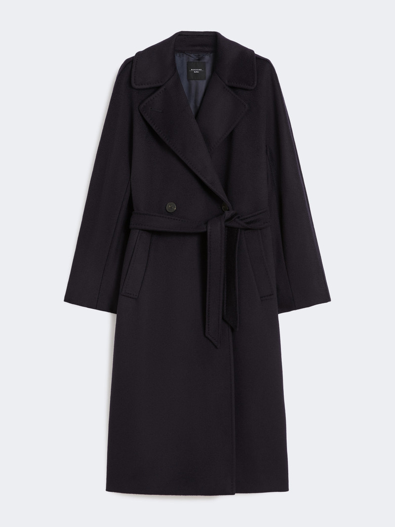 RESINA Wool robe coat - NAVY 1