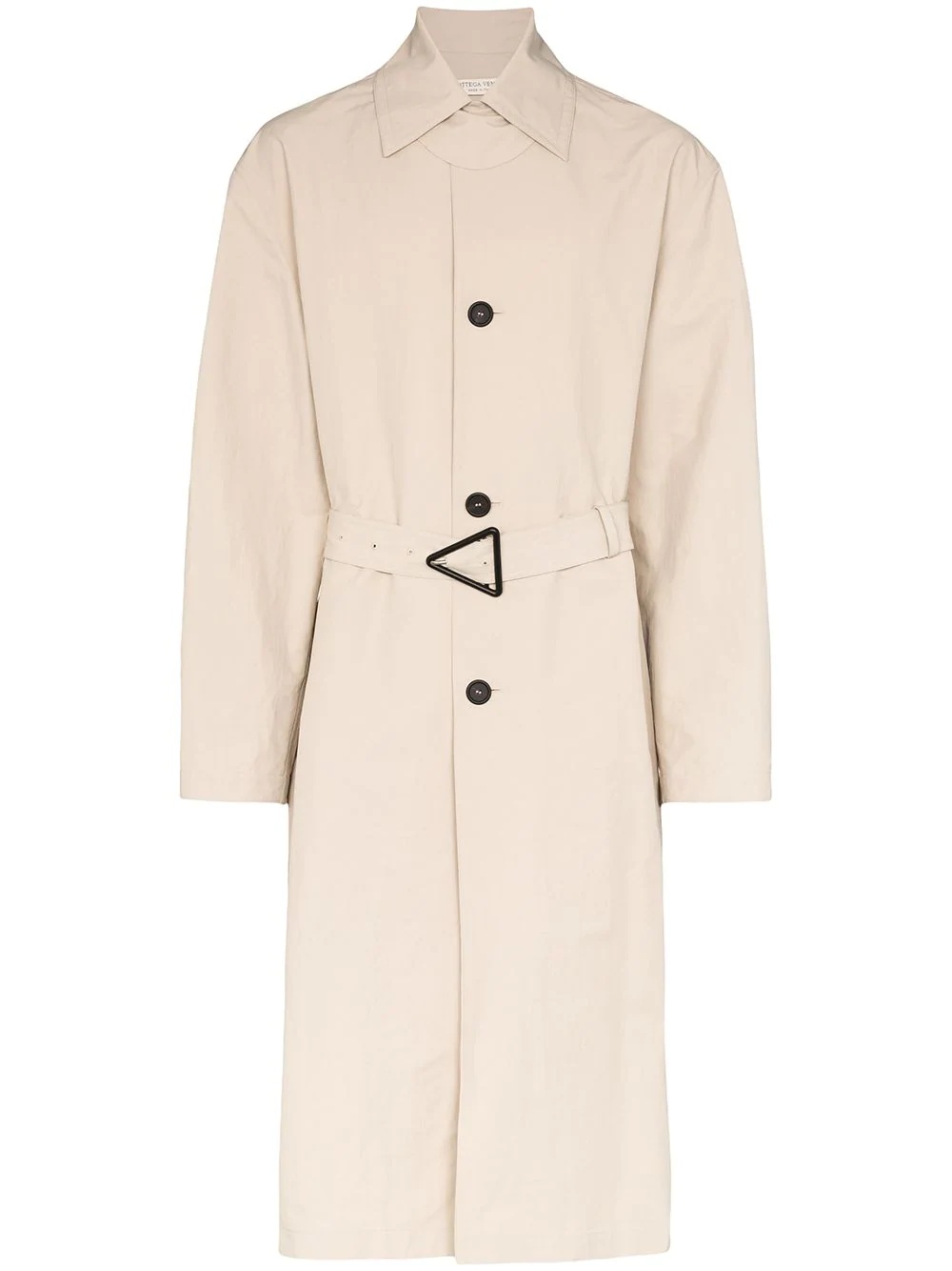 belted trench coat - 1