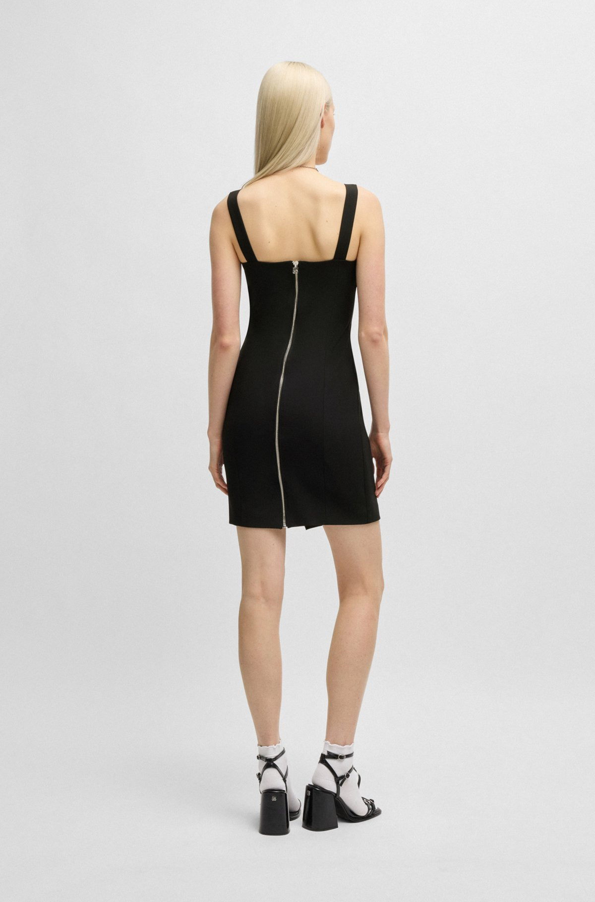 BODYCON DRESS WITH THICK STRAPS - 4