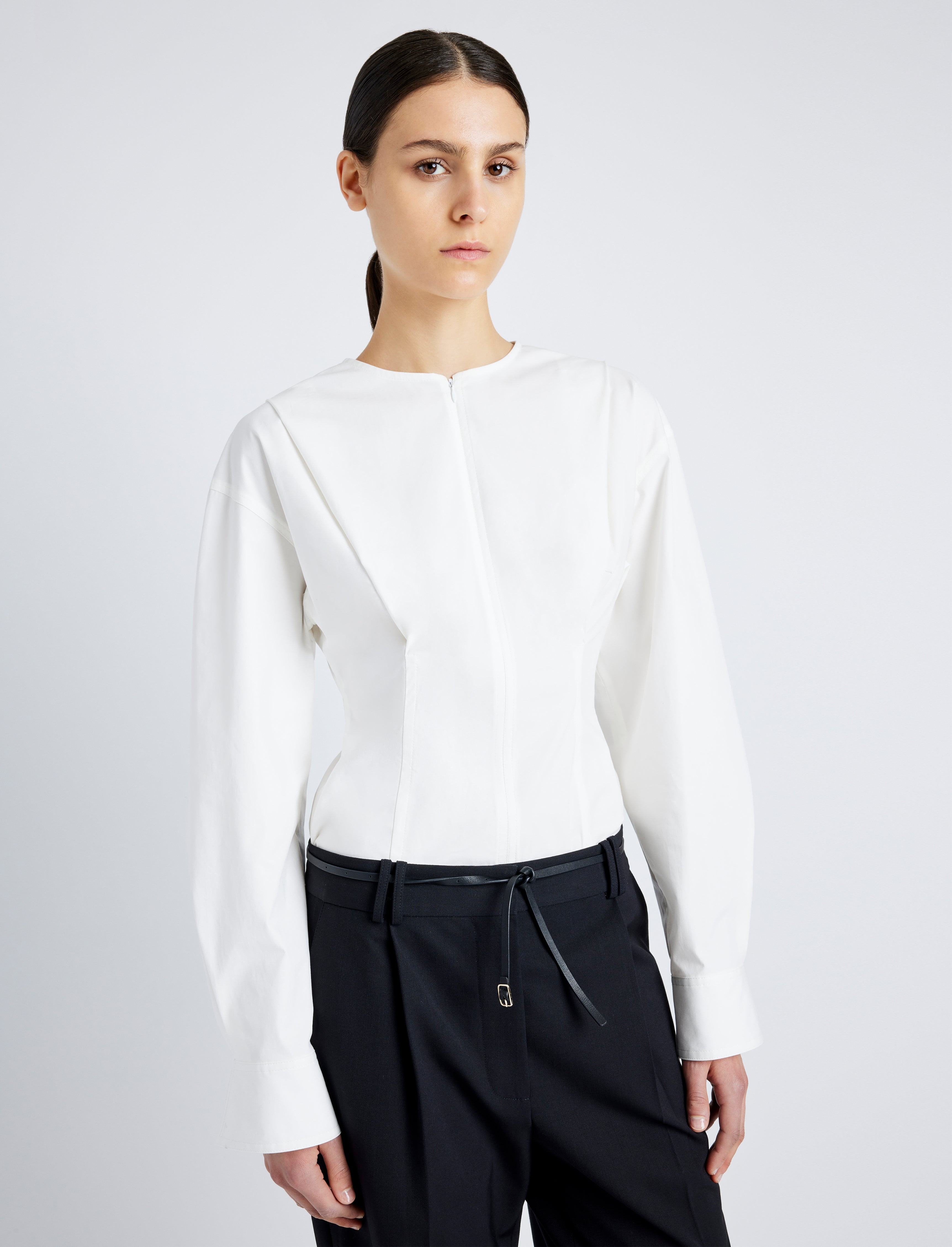 Ivonne Top in Eco Poplin - 6