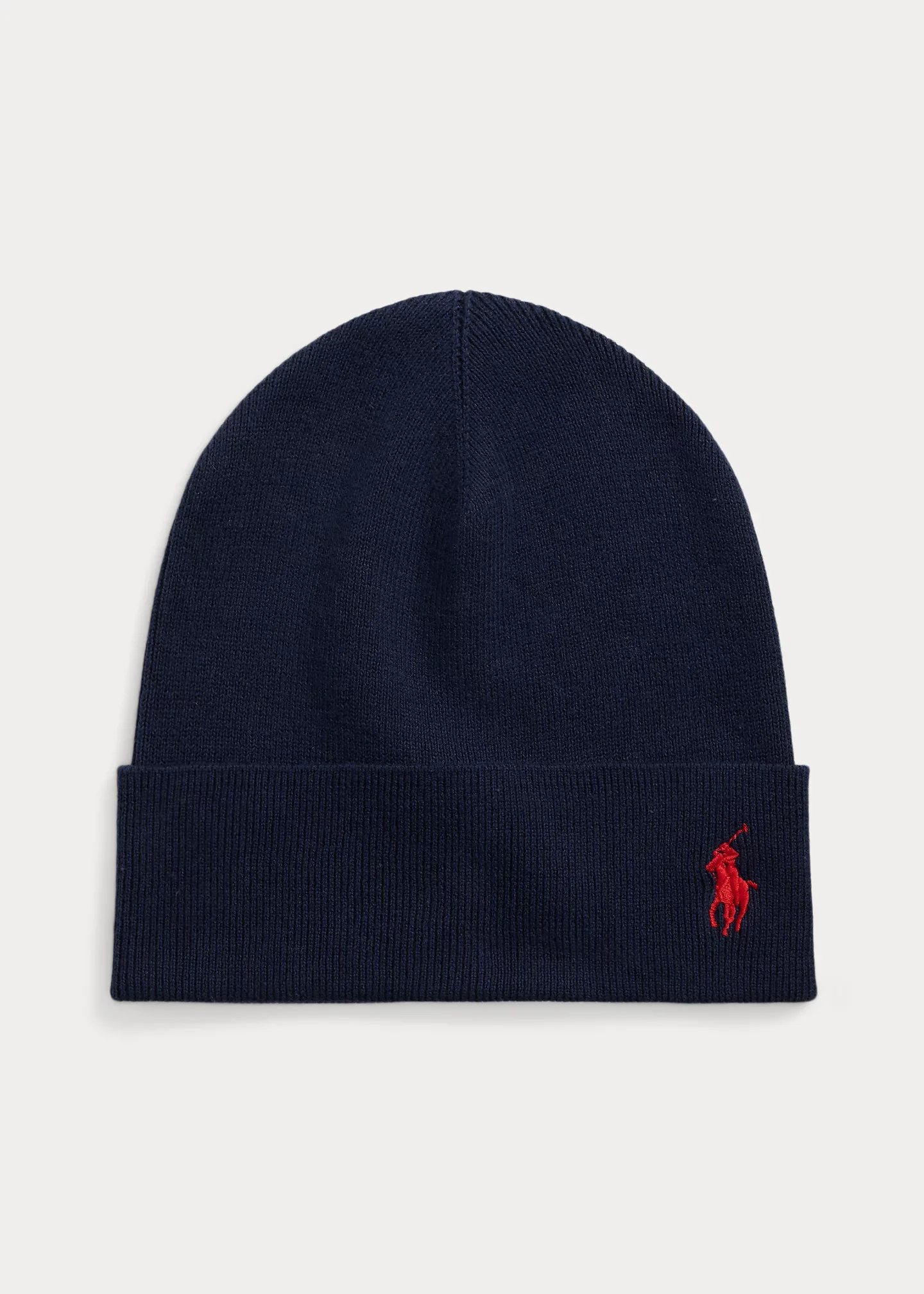 Rib-Knit Cotton Beanie - 1