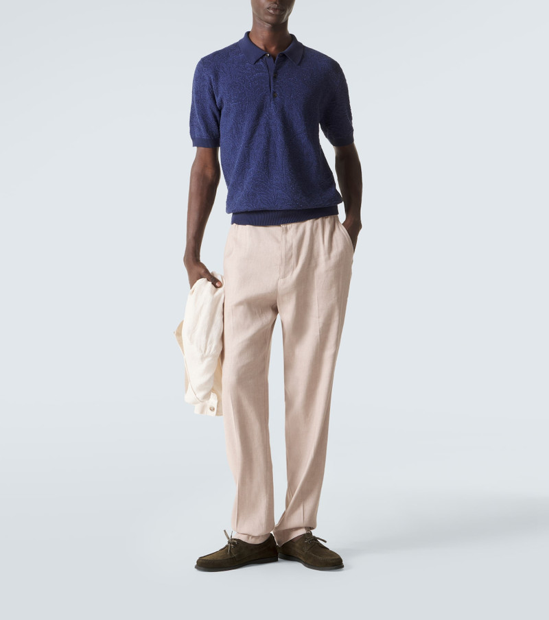 Etro Linen-blend sweatpants outlook