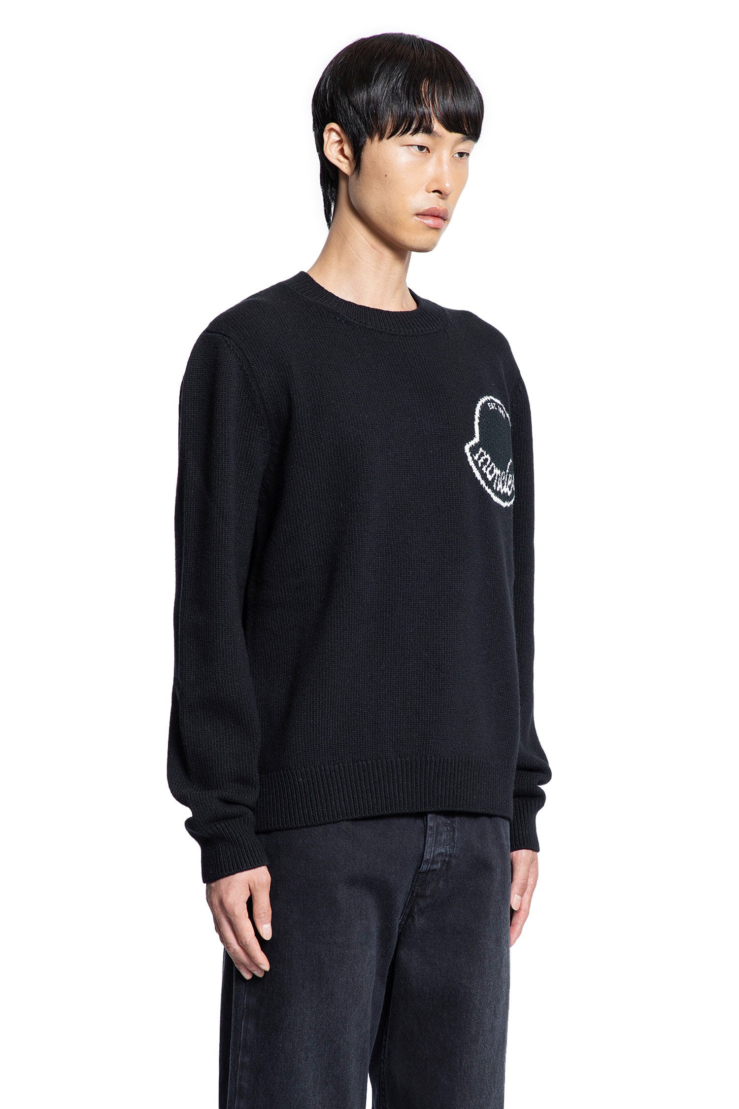 Logo Jacquard Wool Sweater - 2