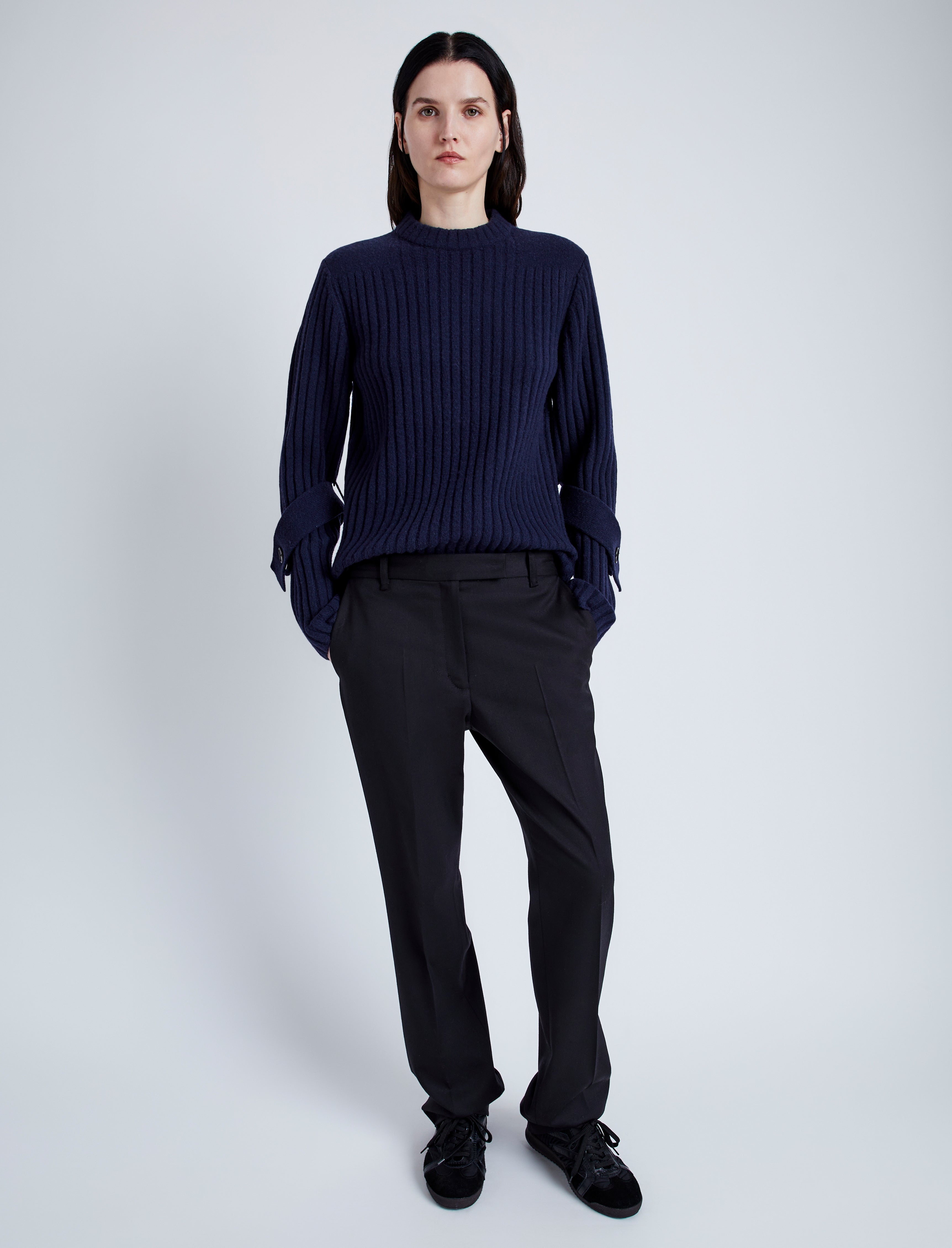 Verona Sweater in Midweight Cashmere Rib - 3