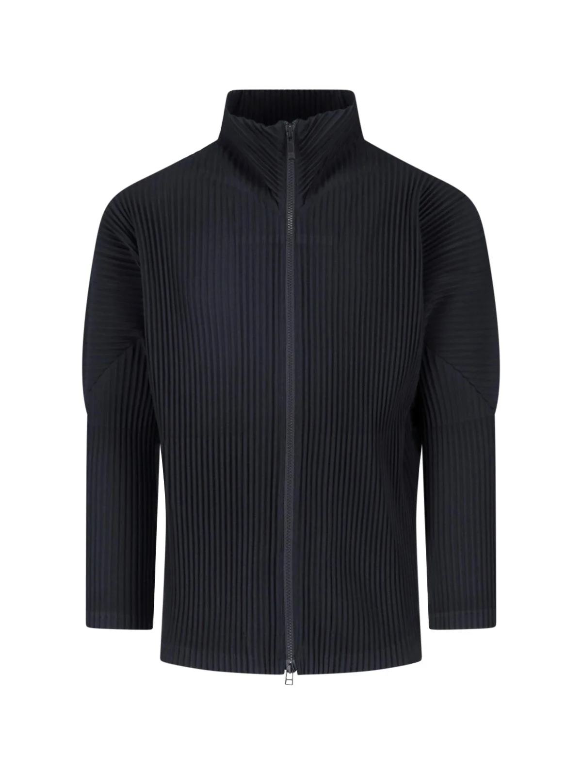 PLEATED ZIP SWEATSHIRT - 1
