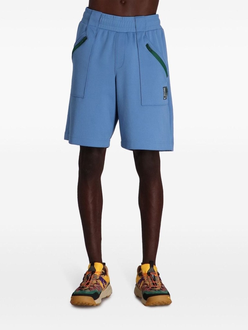 logo-embroidered track shorts 3