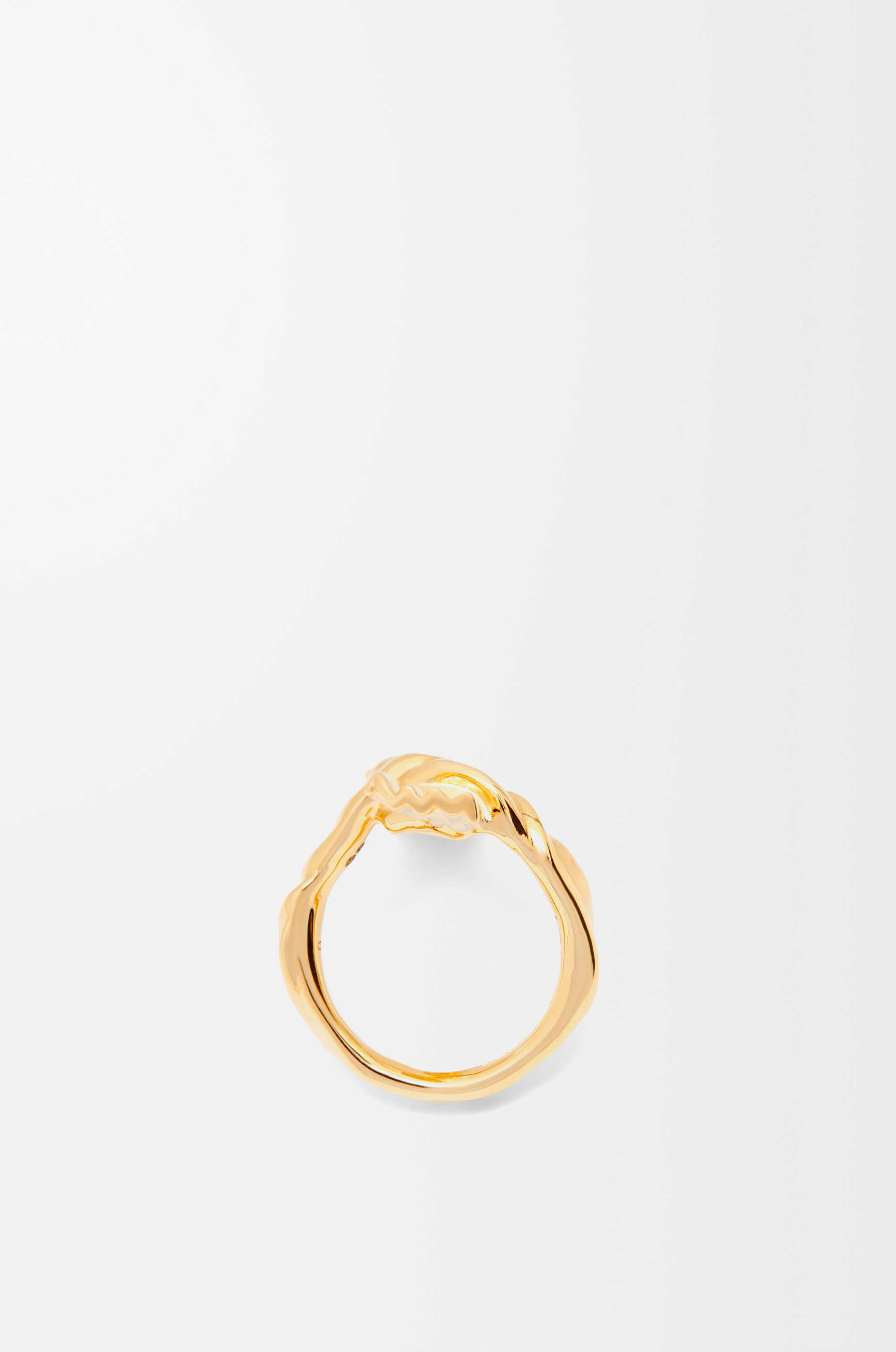 Knuckle Not ring in gold - 2