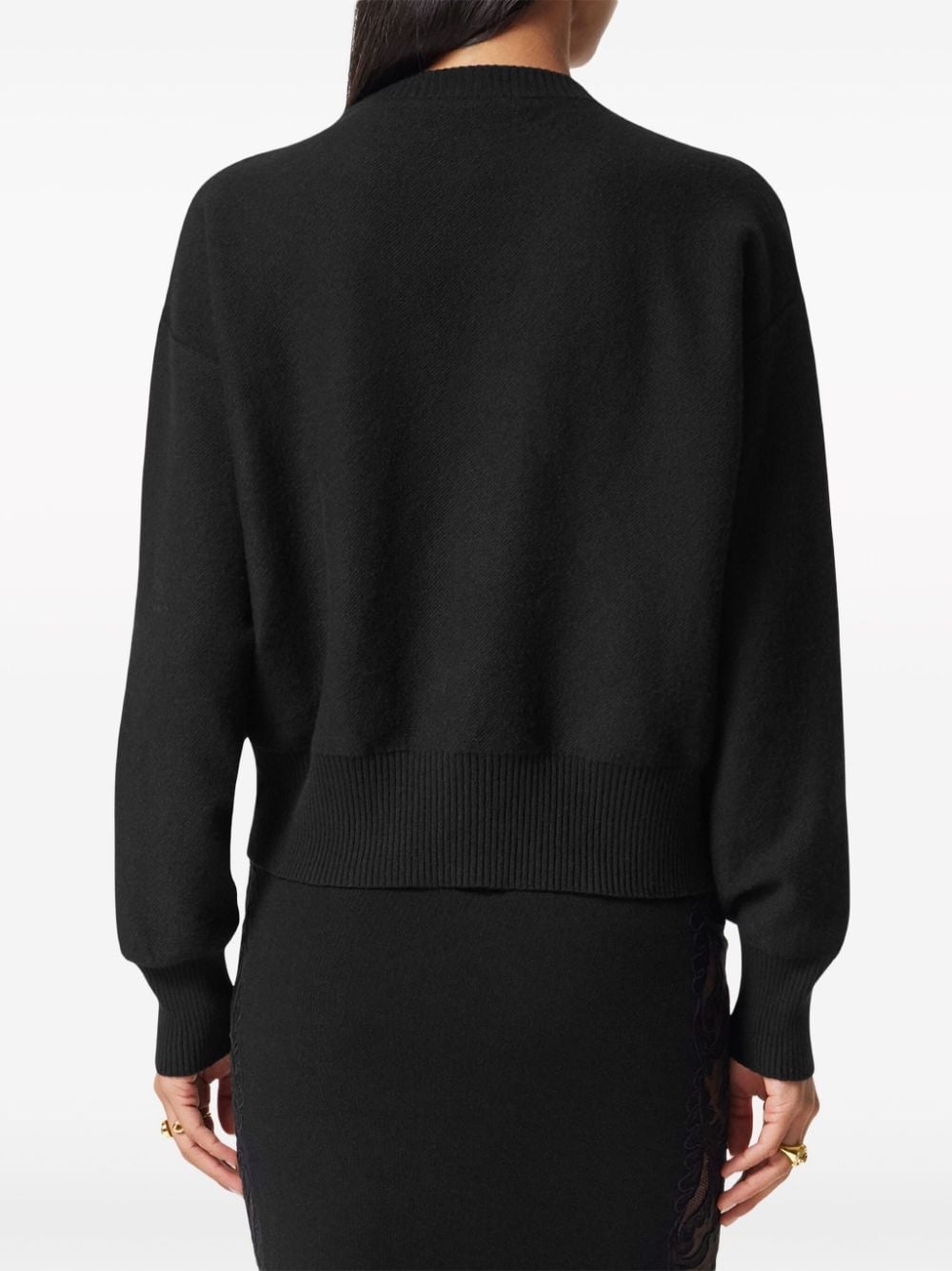 Medusa Head-motif crew-neck jumper - 4