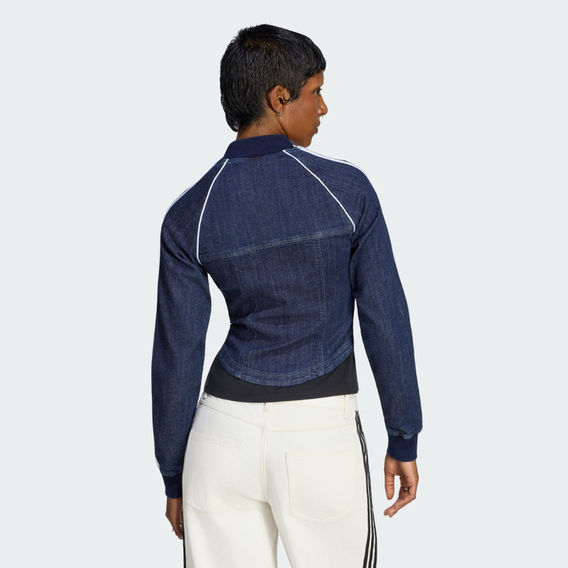 SUPERSTAR DENIM CORSET TRACK TOP 3