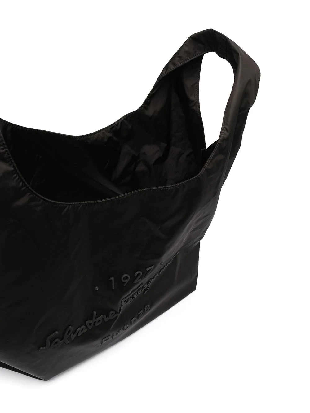 debossed logo tote bag - 5