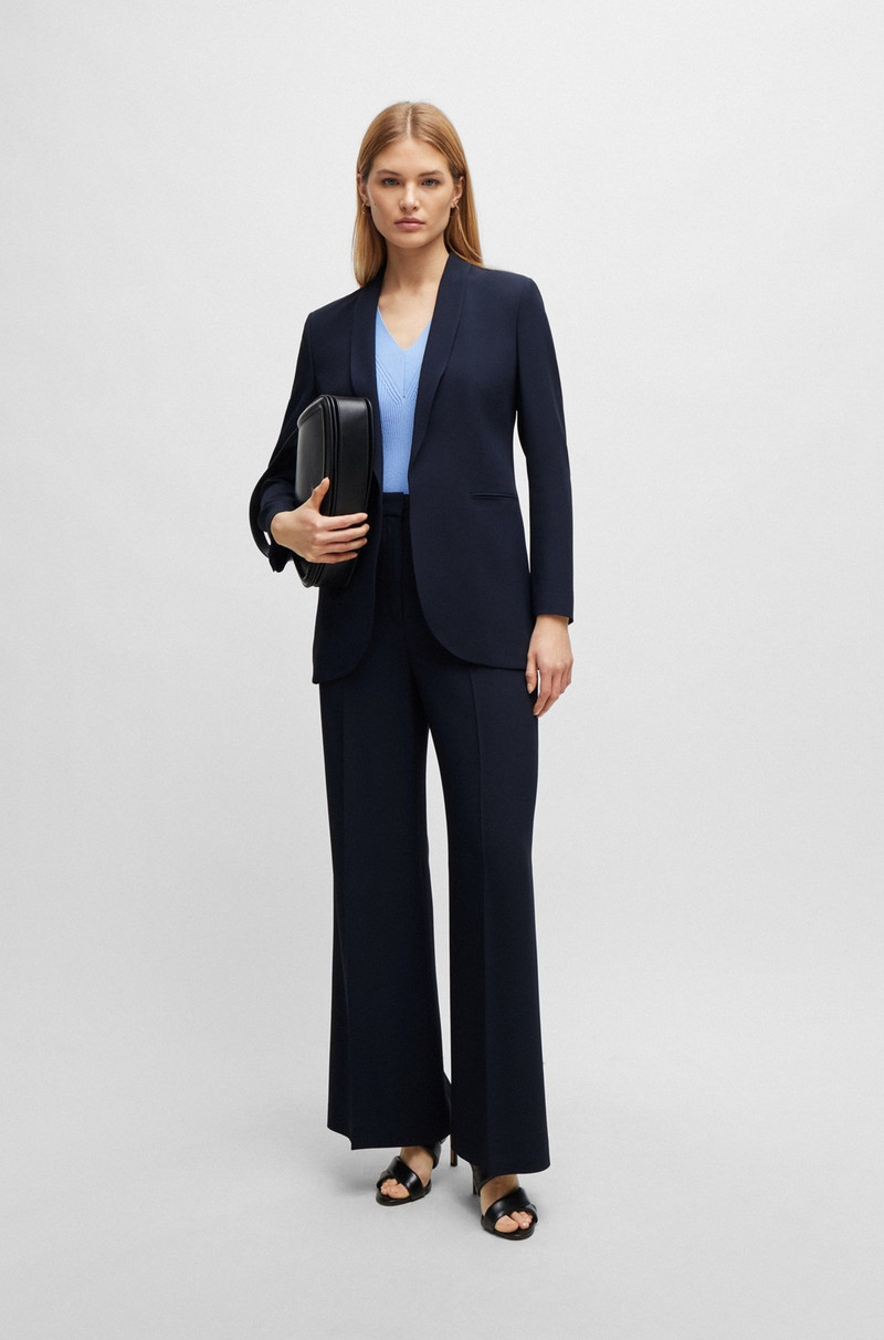 BOSS REGULAR-FIT JACKET WITH EDGE-TO-EDGE FRONT outlook