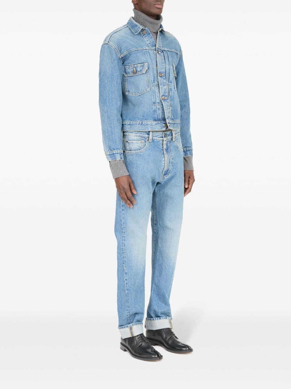 four-stitch denim jacket - 3