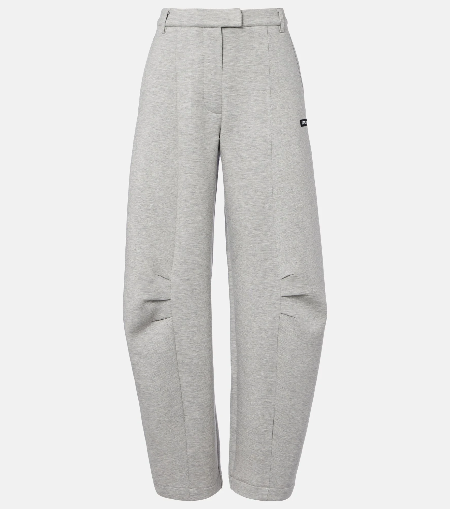 Paneled barrel-leg pants - 1