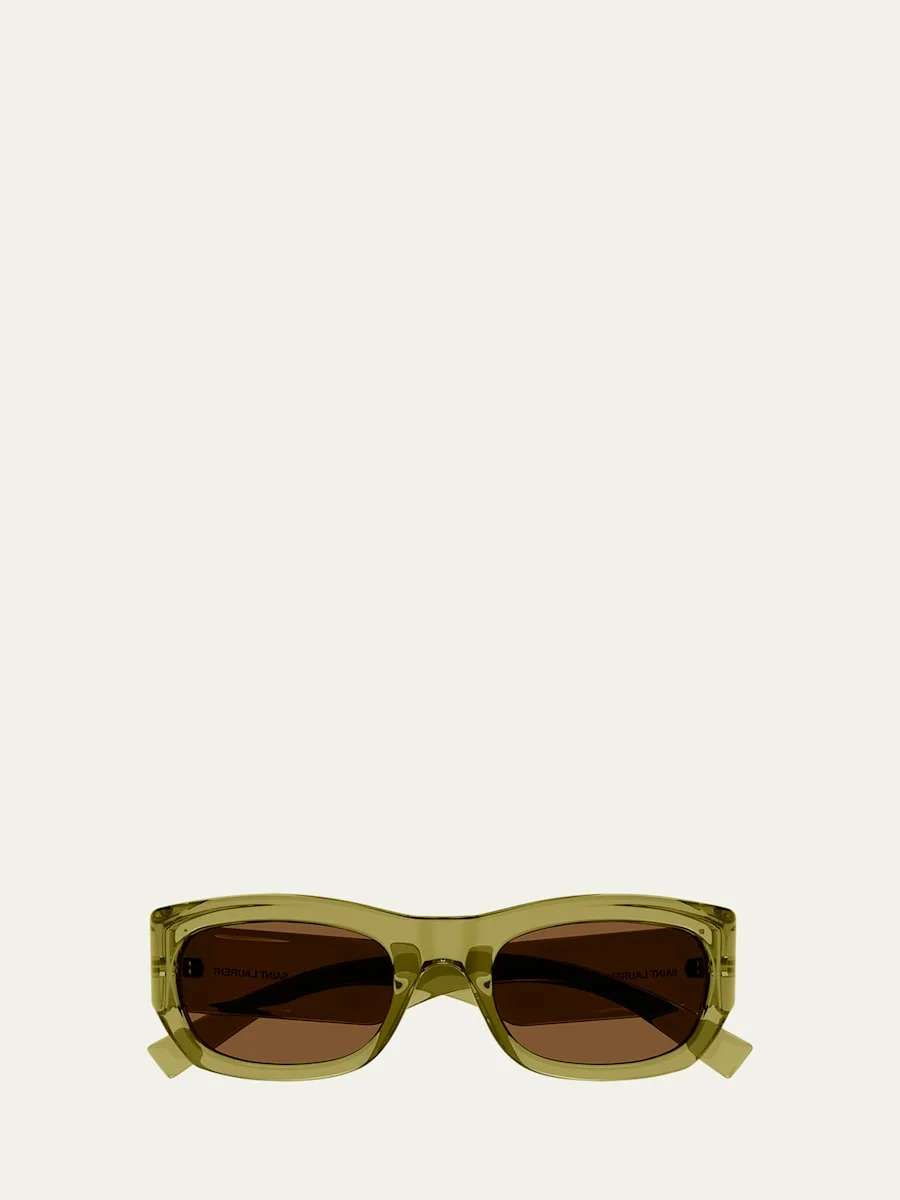 Plastic Rectangle Sunglasses - 1