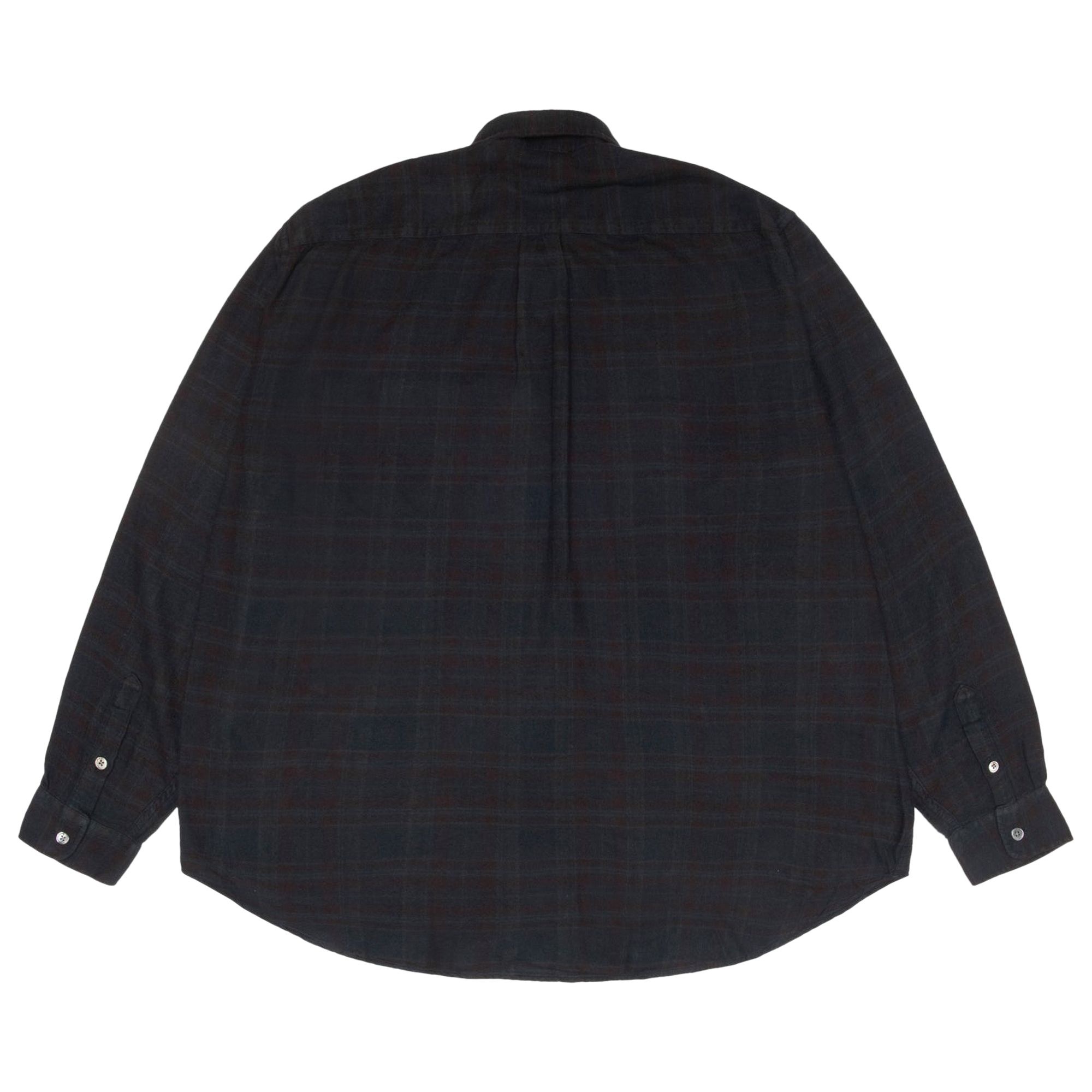 Stussy x Our Legacy Work Shop Check Shirt 'Overdyed Navy' - 2