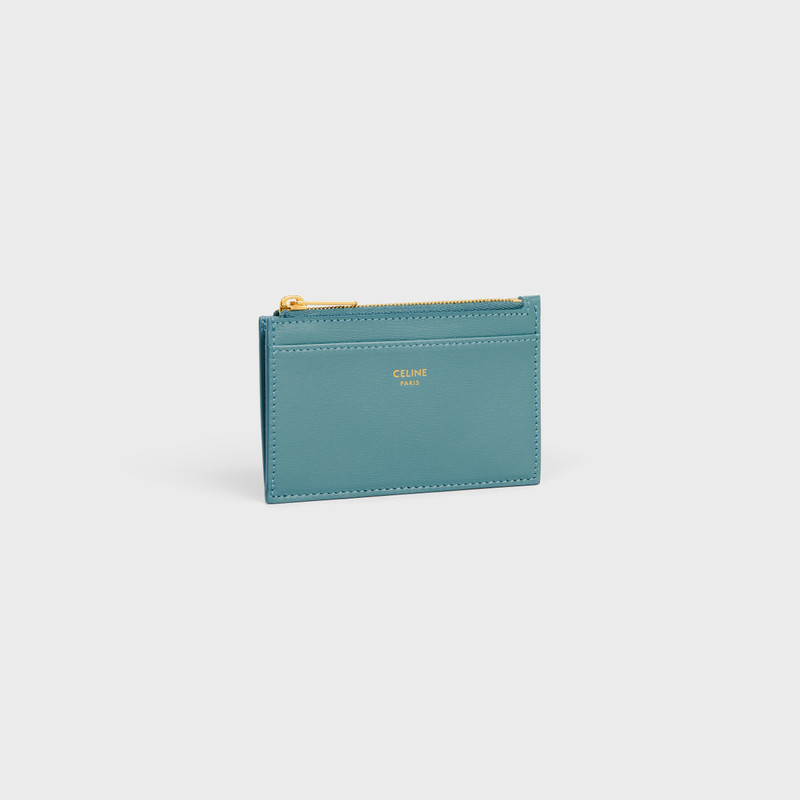 CELINE Zipped Card Holder in Smooth Calfskin outlook