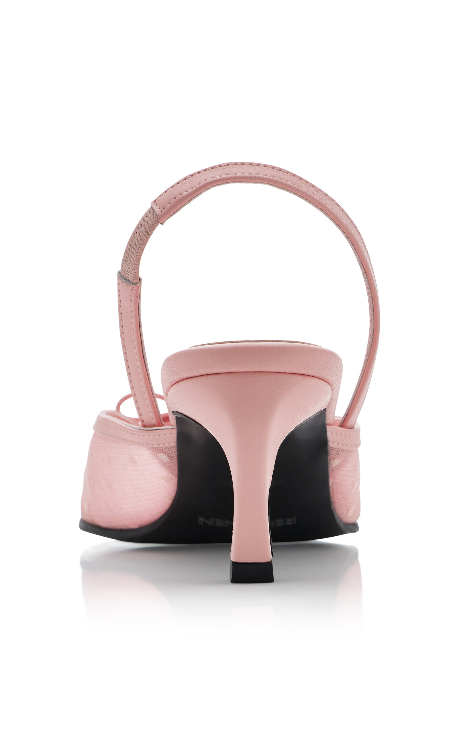 Exclusive Riviera Nabi Polka-Dot Mesh Slingback Sandals pink - 5