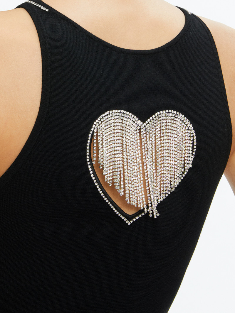VAL CRYSTAL FRINGE CUTOUT TANK 5