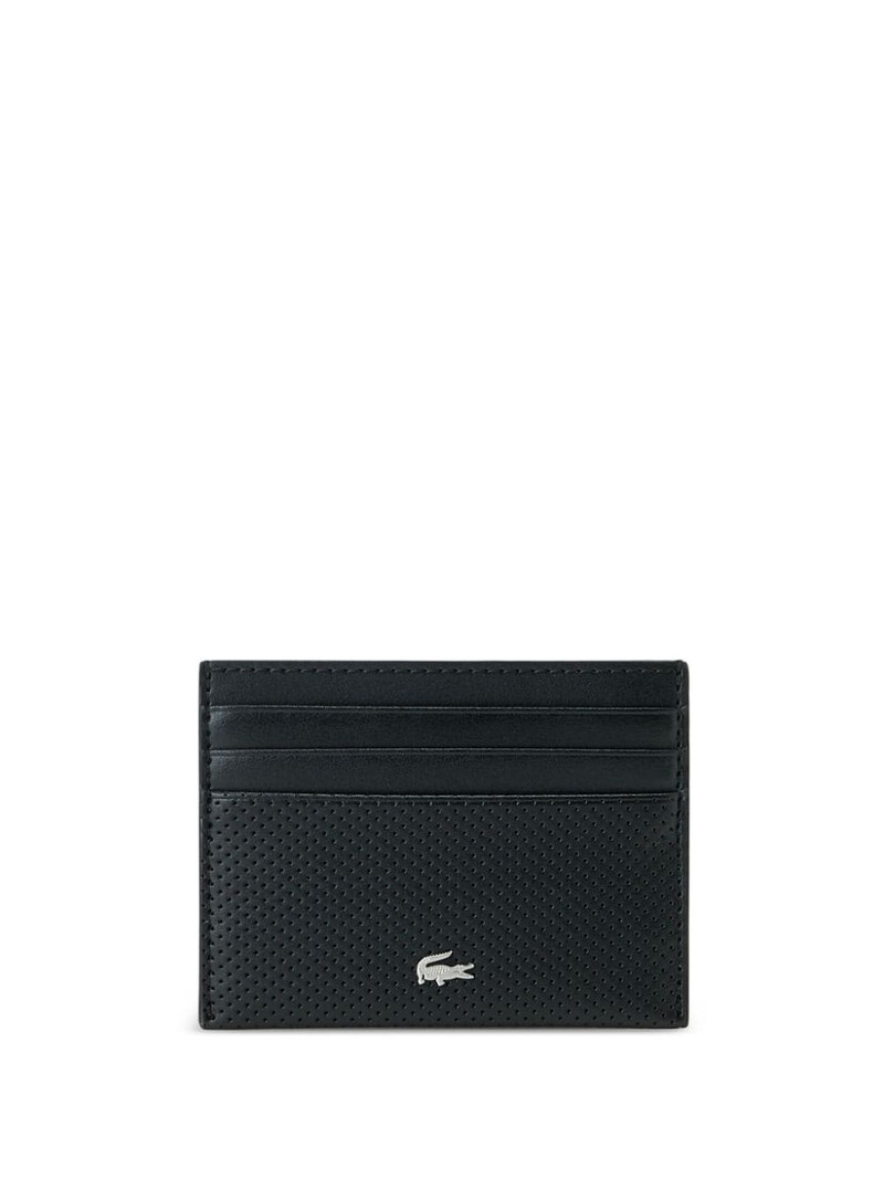 LACOSTE leather belt and cardholder set outlook