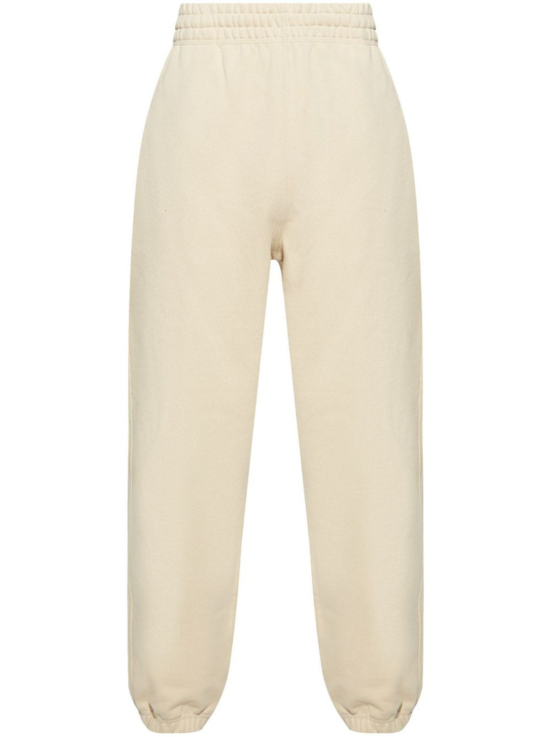 Check Label cotton track pants 1