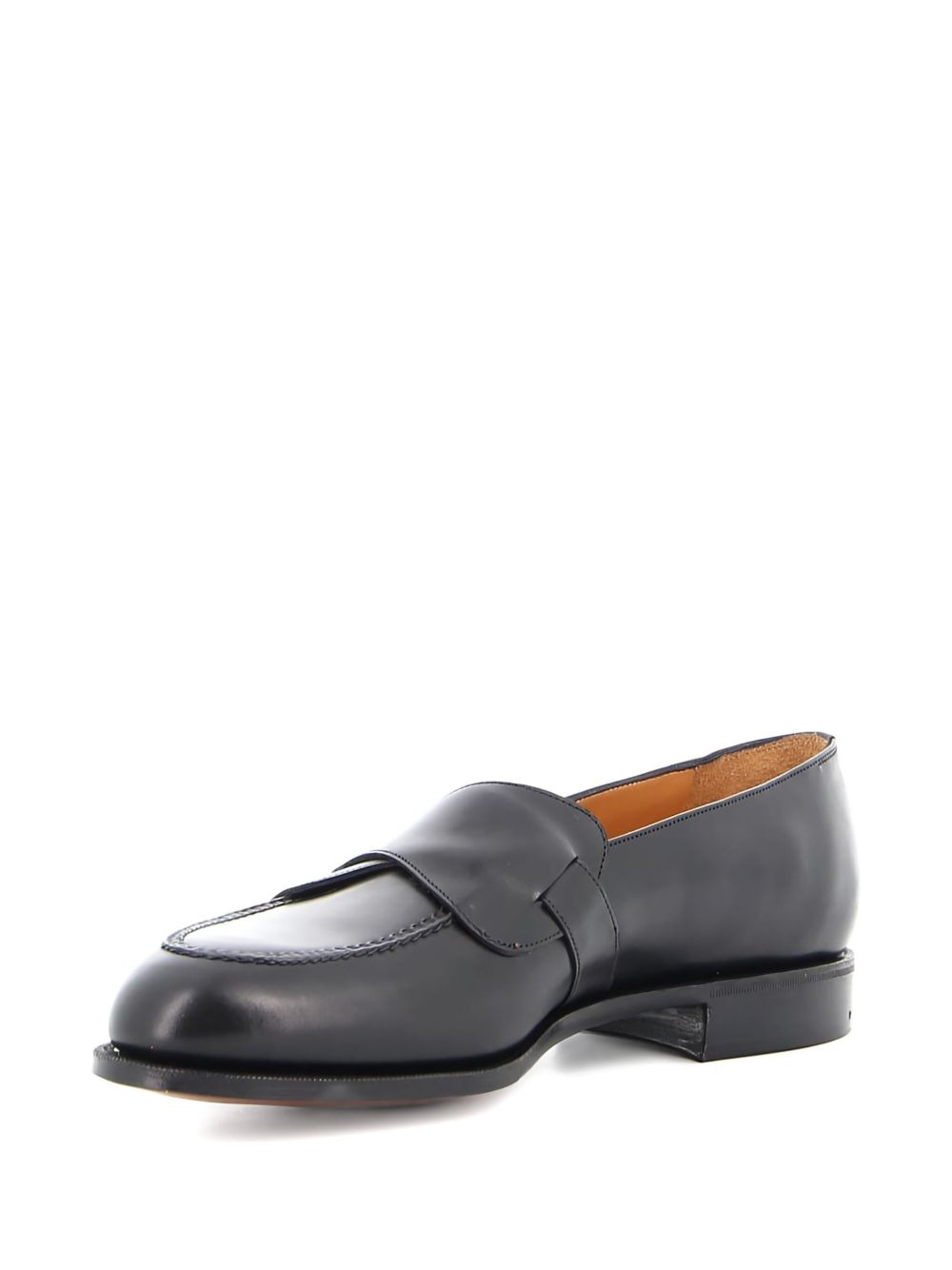 leather slip-on loafers - 4
