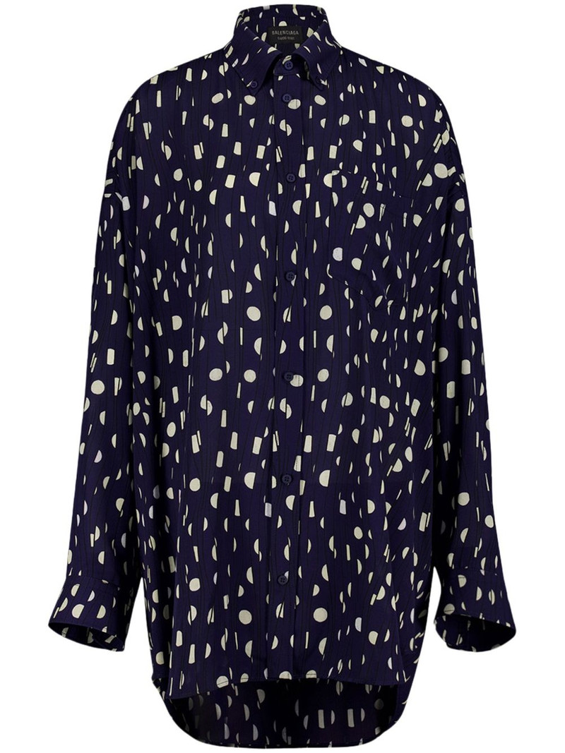 painted pleated shirt 1
