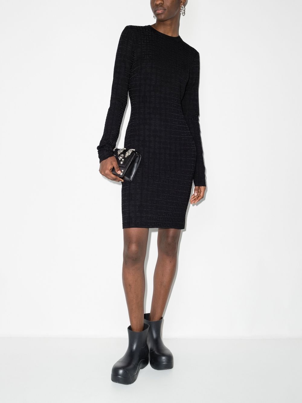 4G pattern mini dress - 3