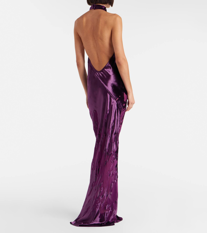 Halterneck gown 3