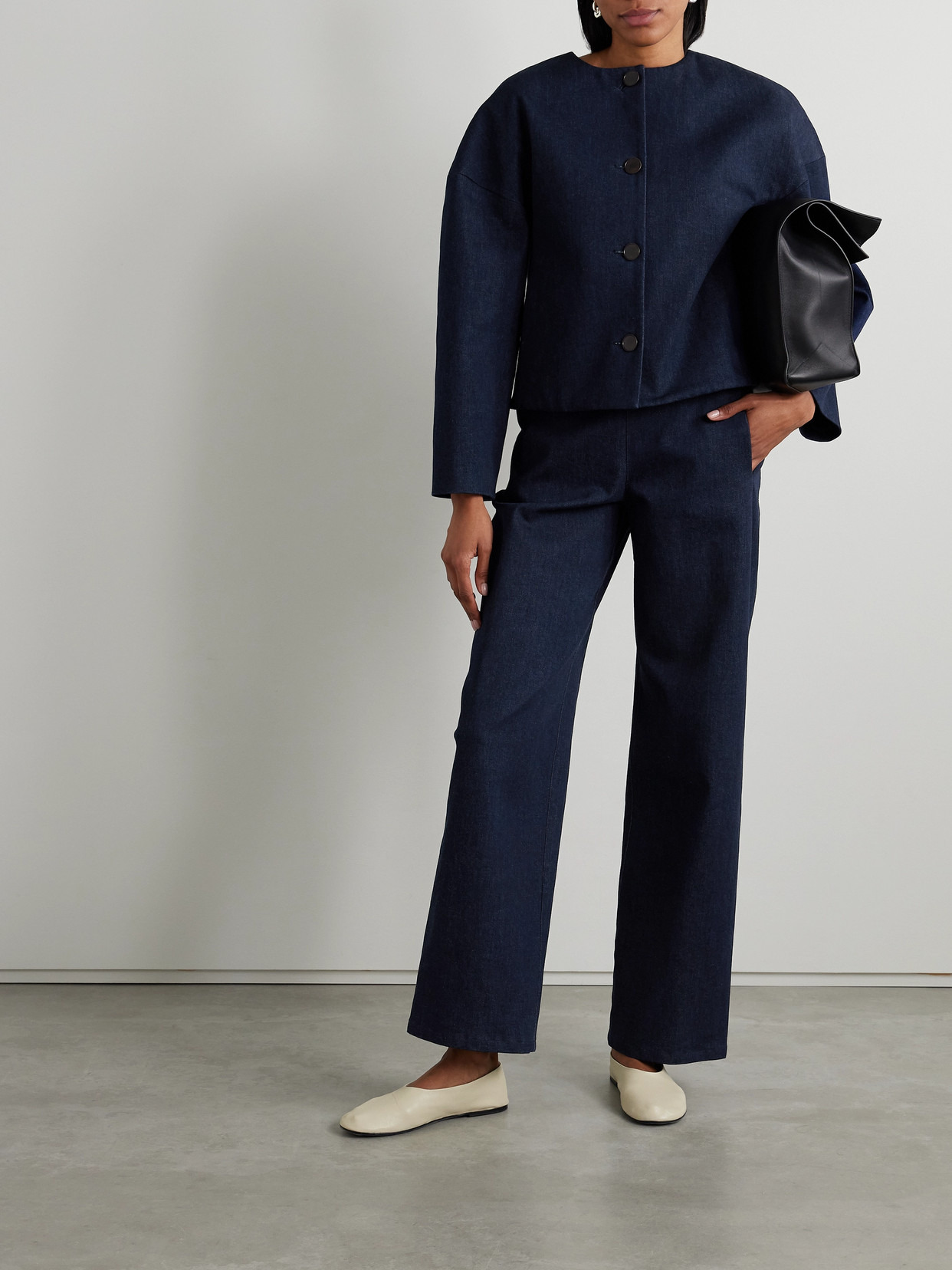 Jagger Cotton-blend Wide-leg Pants - 2