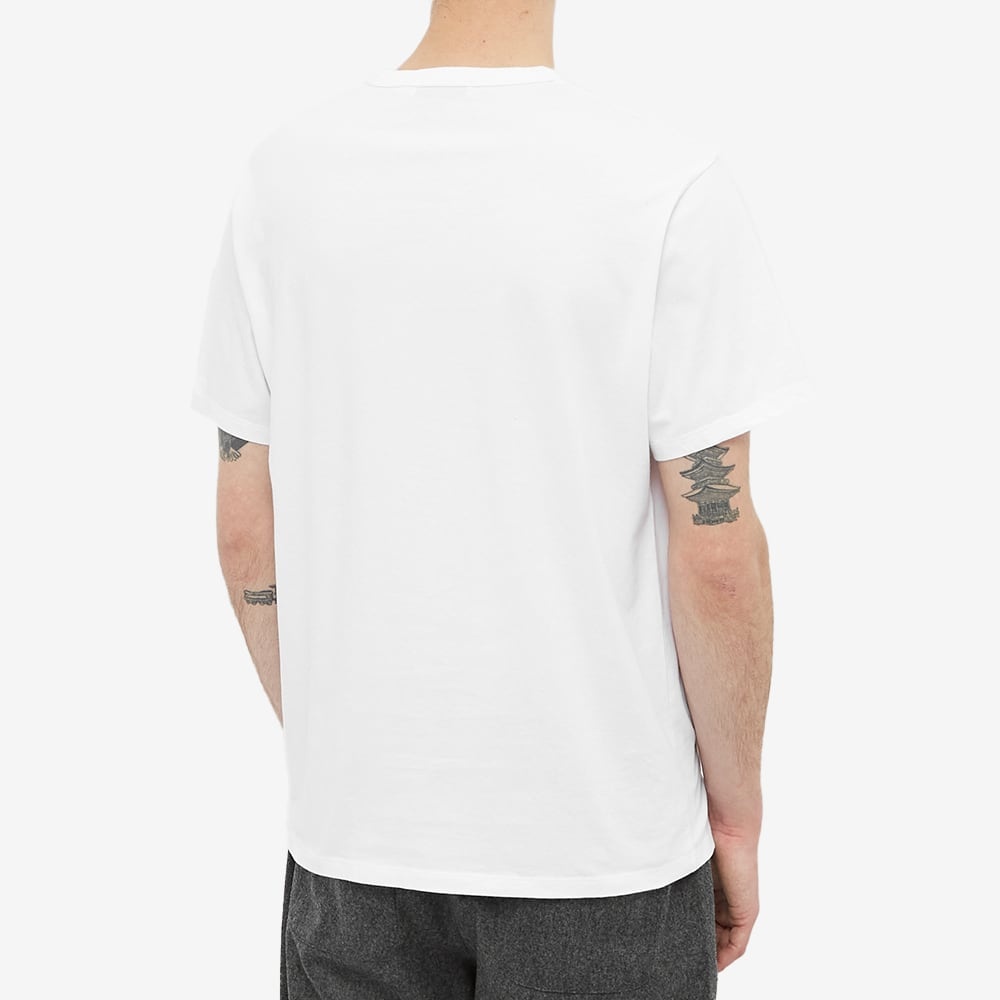 Maison Kitsuné Navy Fox Patch Classic Pocket Tee - 5