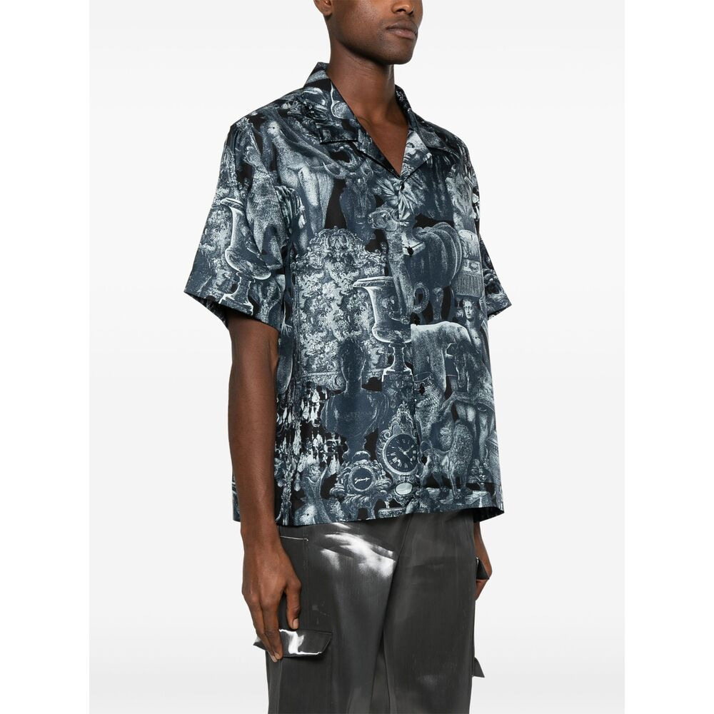 Givenchy Blue Shirts Men - 4