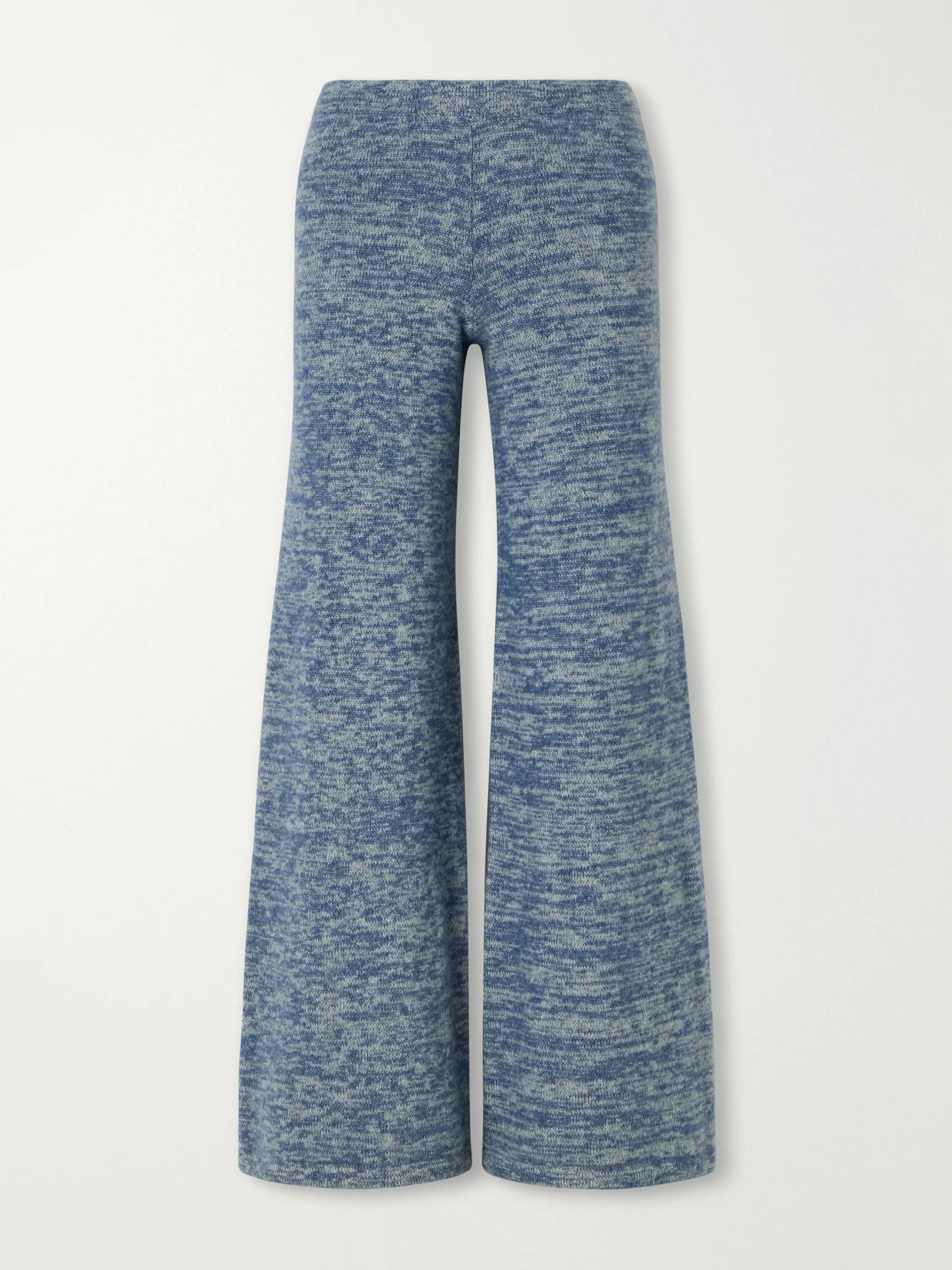 Nimbus Knitted Cashmere And Silk-blend Wide-leg Pants - 1