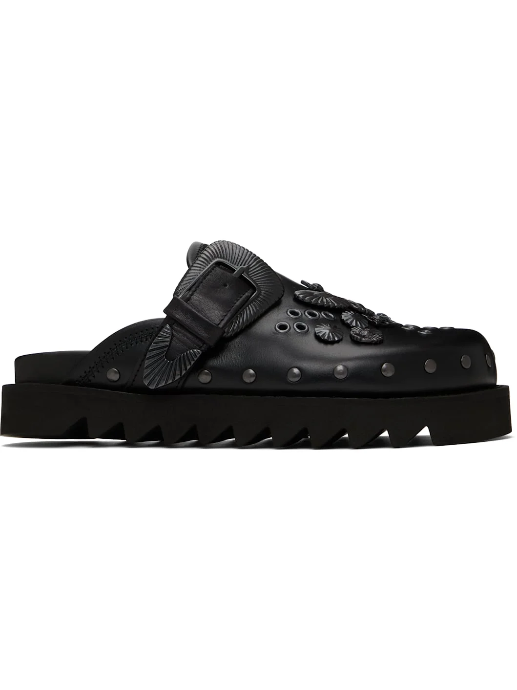 SSENSE Exclusive Black AJ1058 Loafers - 1