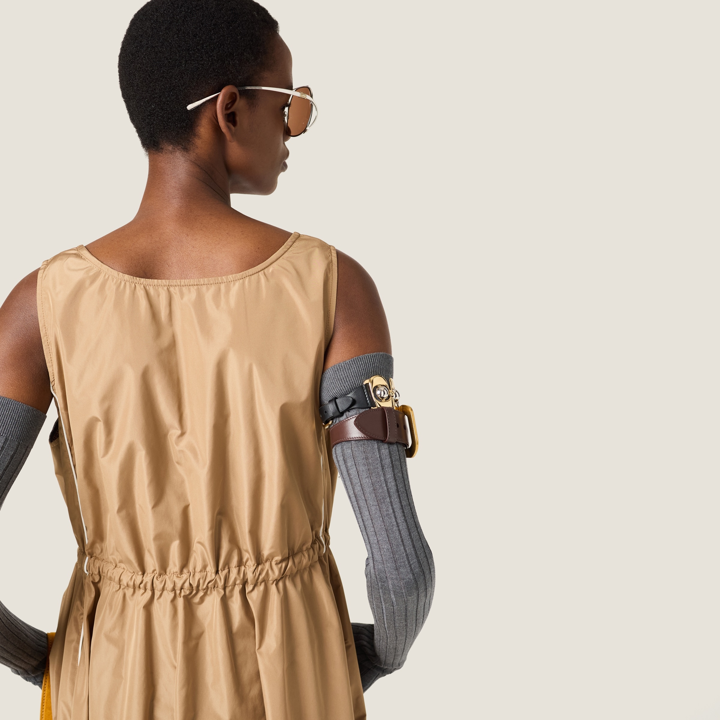 Technical silk dress - 6