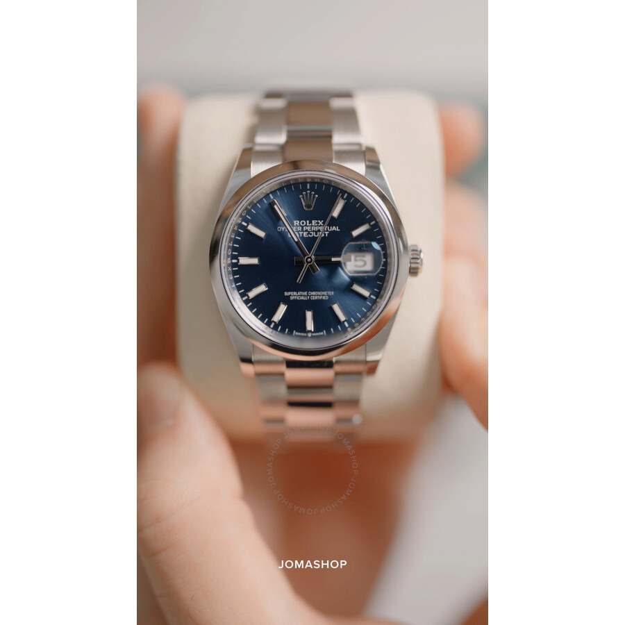 Rolex Datejust 36 Blue Dial Men's Watch 126200BLSO - 5