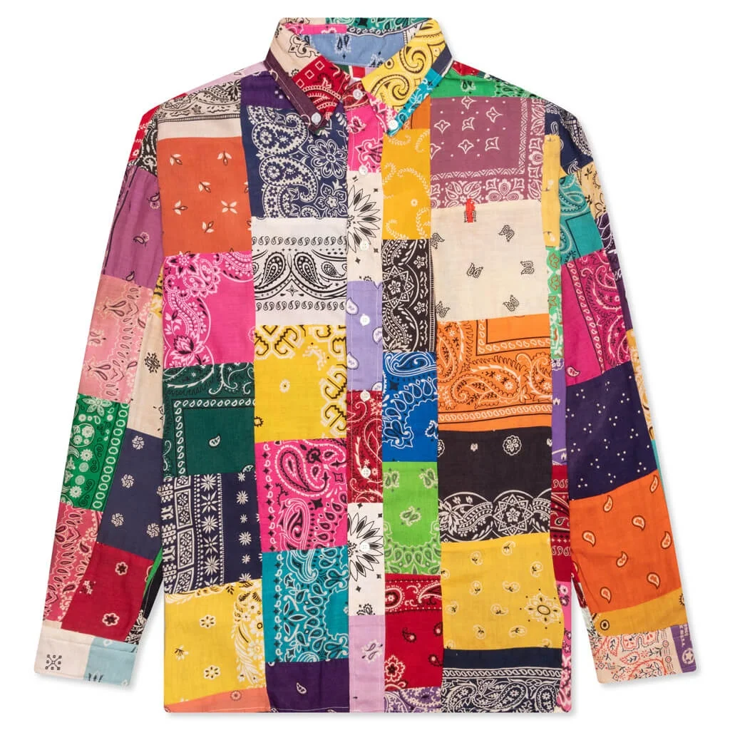 READYMADE OVERSIZED SHIRT - MULTI BANDANA - 1