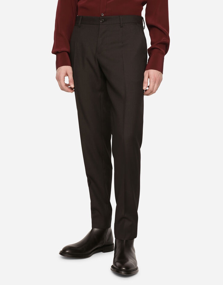 Double-breasted wool and silk Martini-fit suit - 5