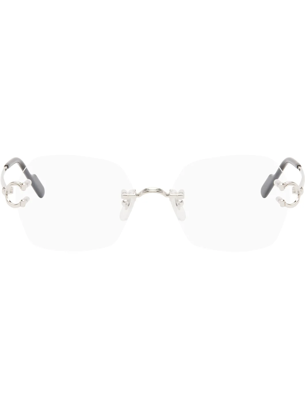 Silver 'Signature C de Cartier' Glasses - 1