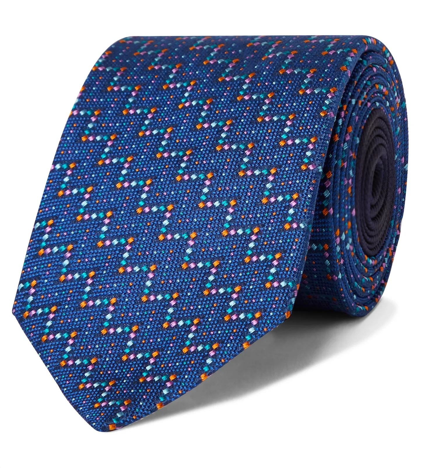 7cm Silk-Jacquard Tie - 1