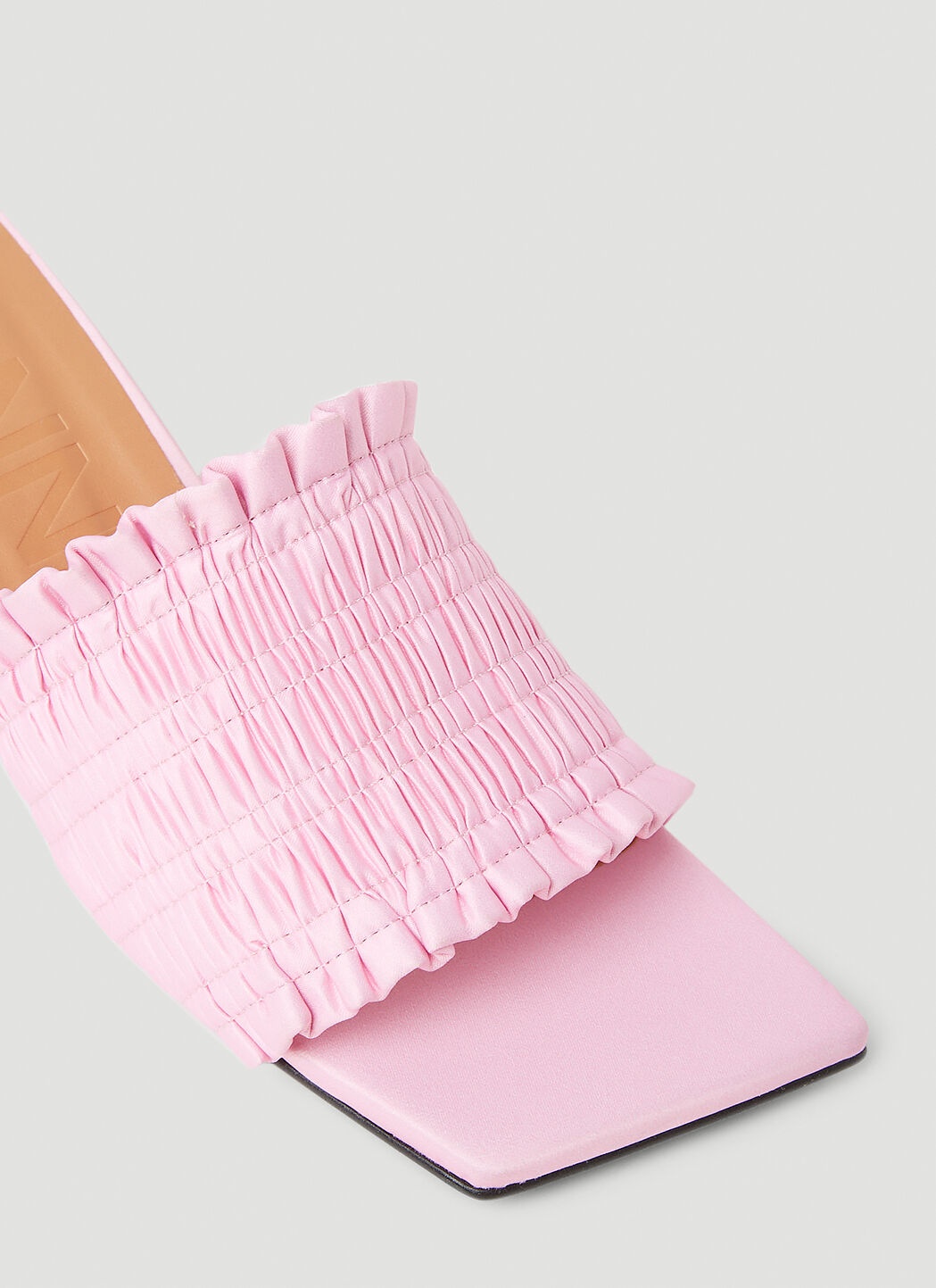 GANNI Smock Kitten Heel Mules | lncc | REVERSIBLE