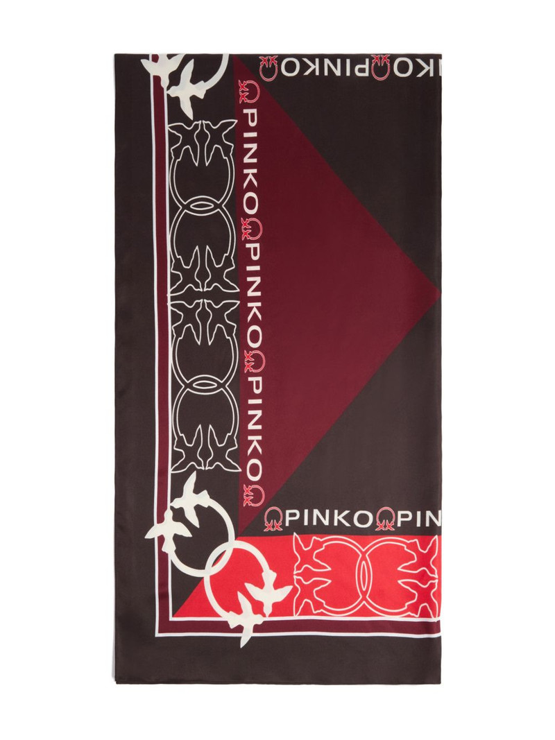 PINKO patterned scarf outlook