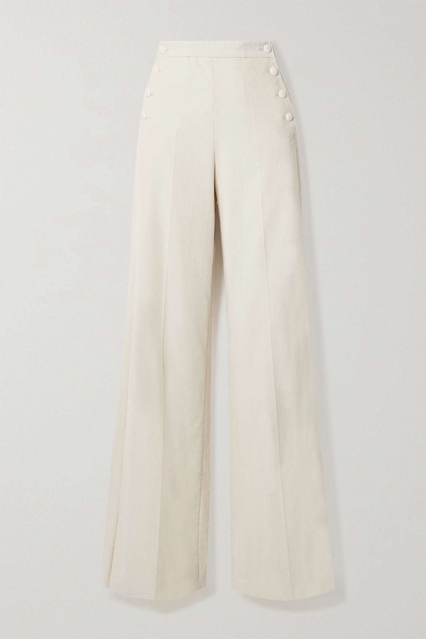 Serio cotton-blend corduroy wide-leg pants - 1