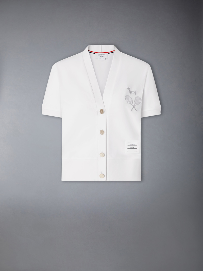 JERSEY EMBROIDERY CARDIGAN 1