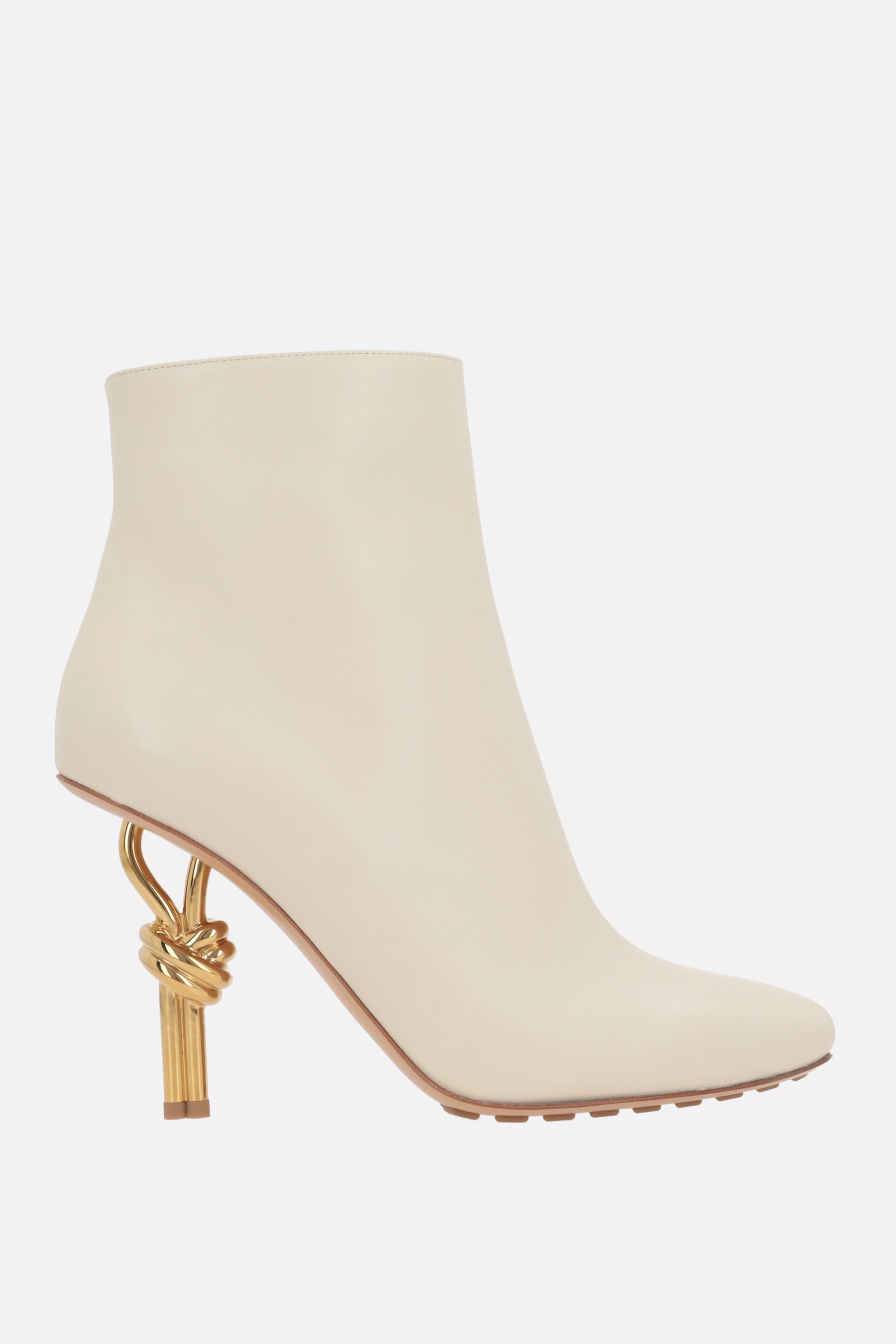 ショートブーツ・ブーティ BOTTEGA VENETA KNOT SMOOTH LEATHER ANKLE BOOTS Bottega Veneta KNOT SMOOTH LEATHER ANKLE BOOTS