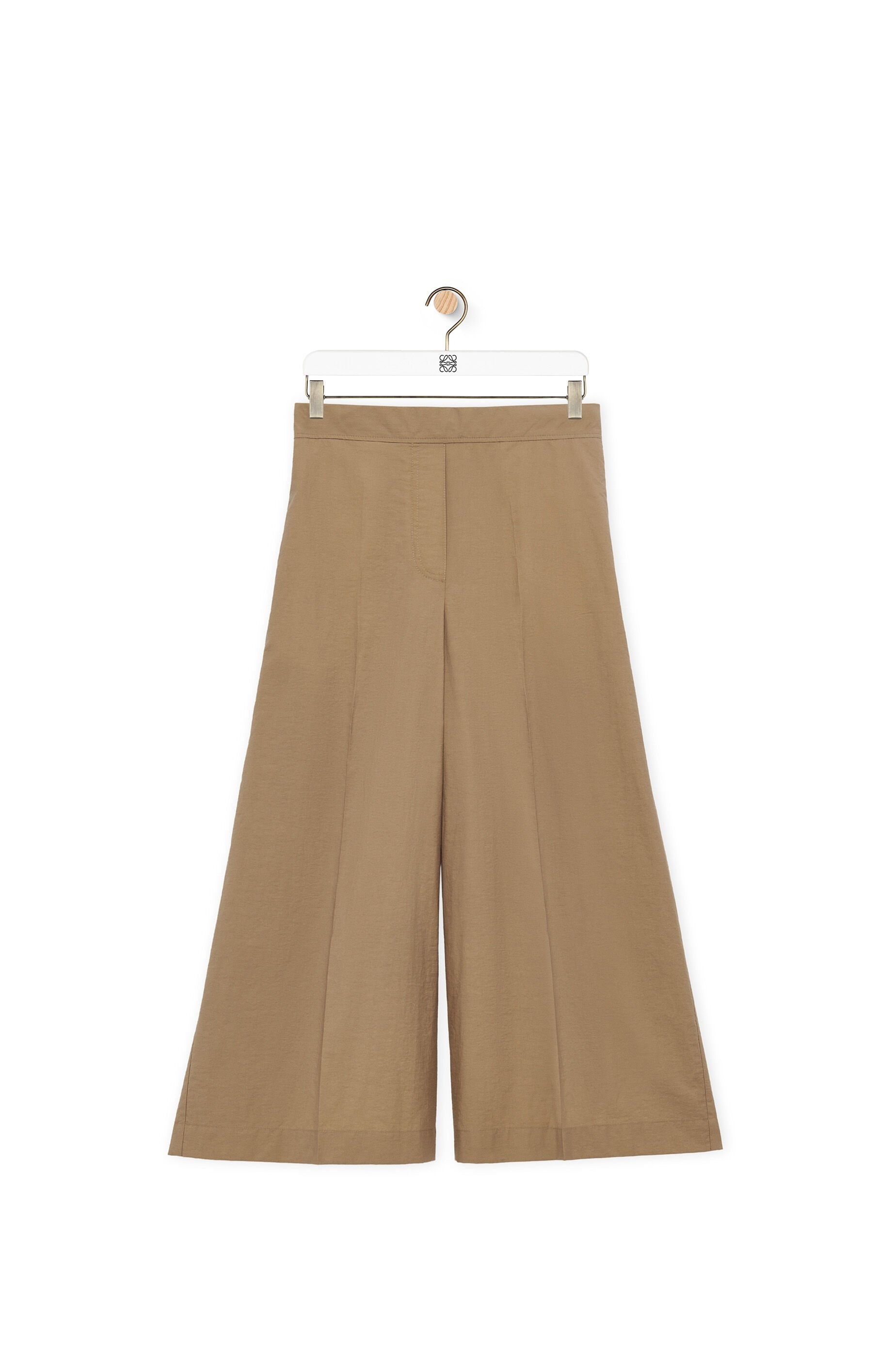 Cropped trousers in cotton blend - 1