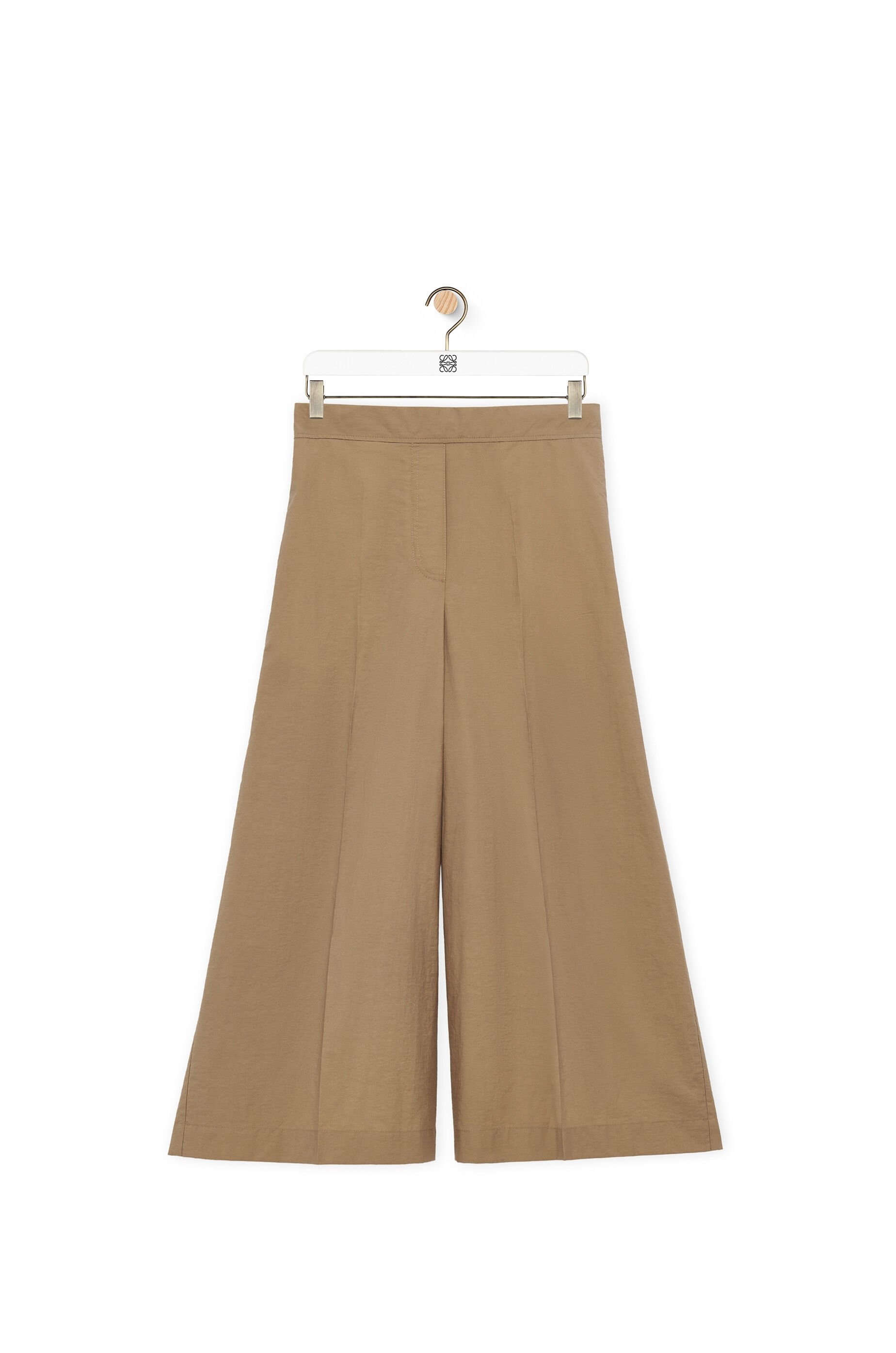 Cropped trousers in cotton blend - 1