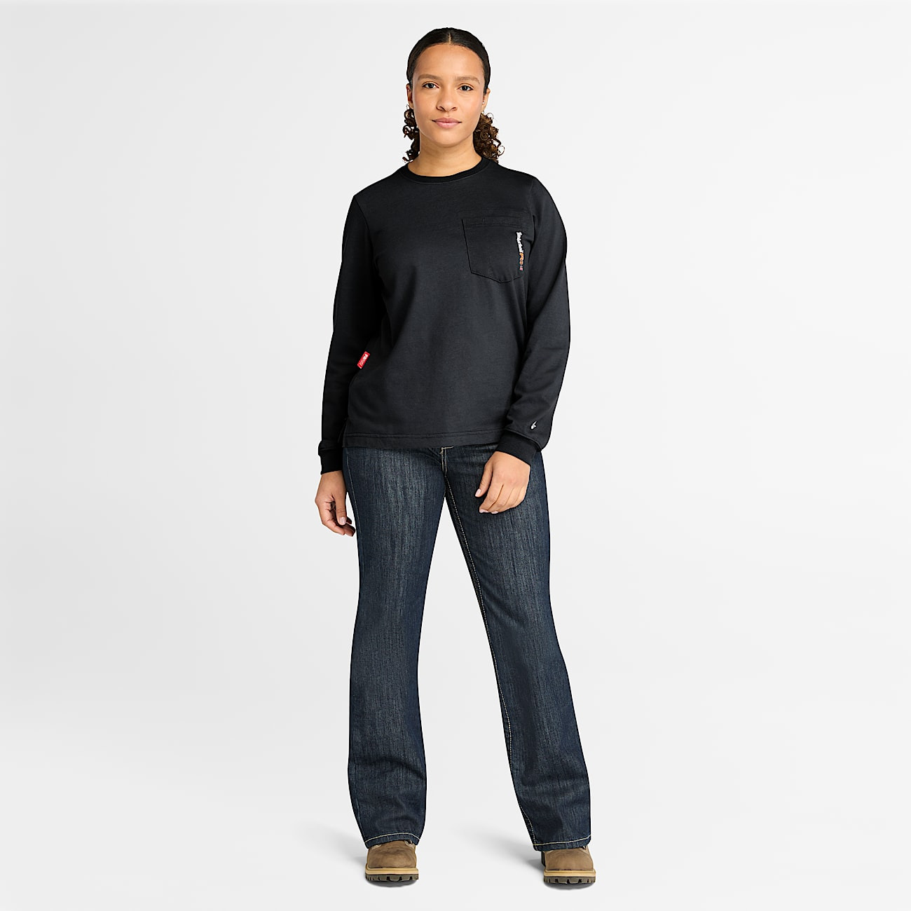 Women's Timberland PRO® Cotton Core Flame-Resistant Long-Sleeve T-Shirt - 3
