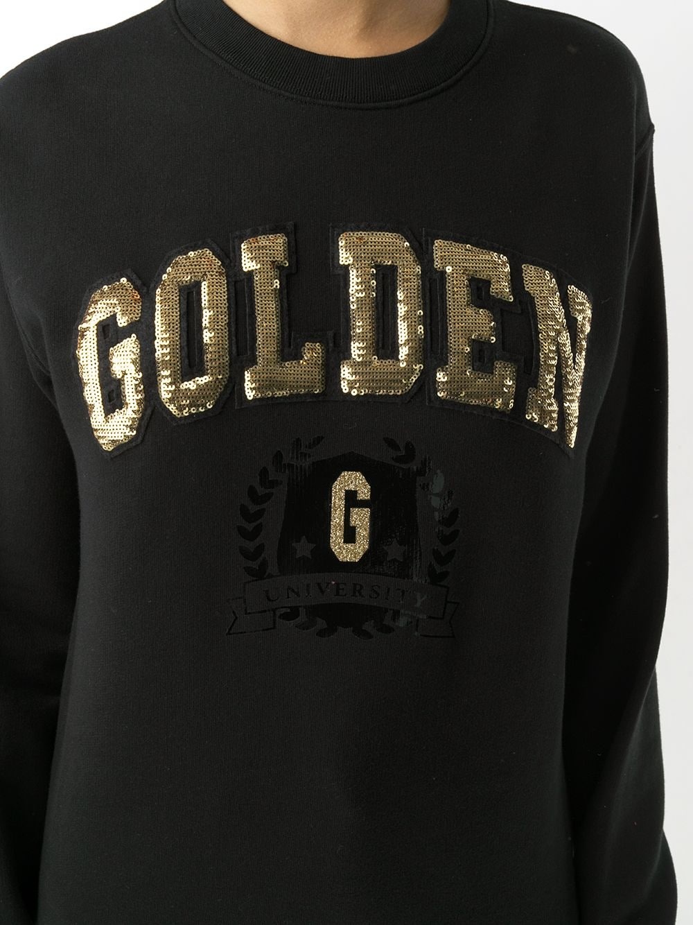 sequin logo sweatshirt - 5