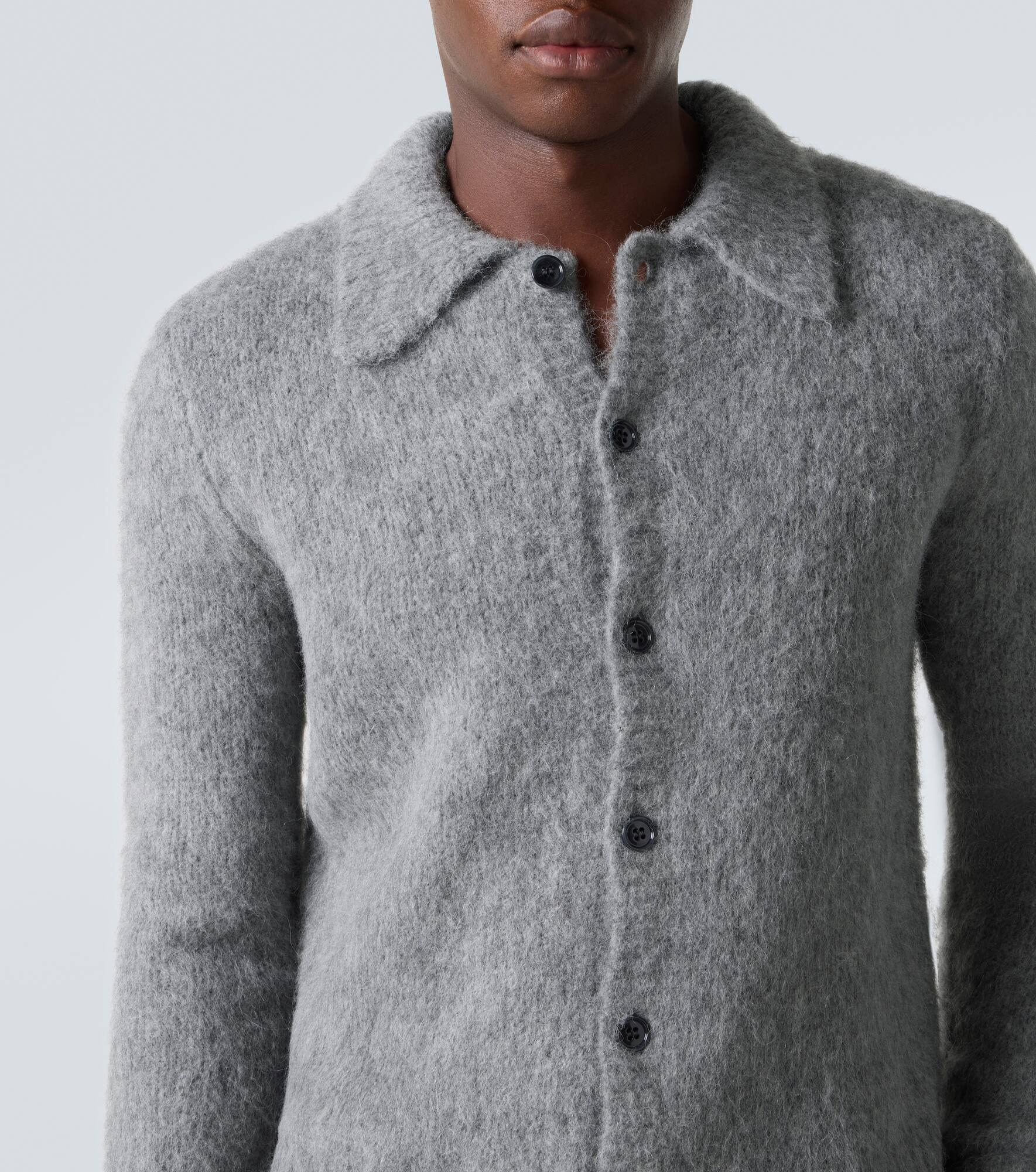 Alpaca and wool-blend cardigan - 6